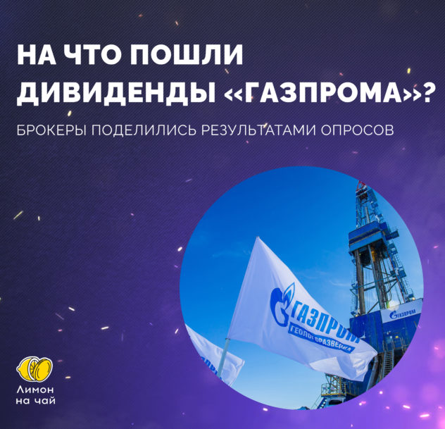 Куда инвесторы потратили дивиденды Газпрома?